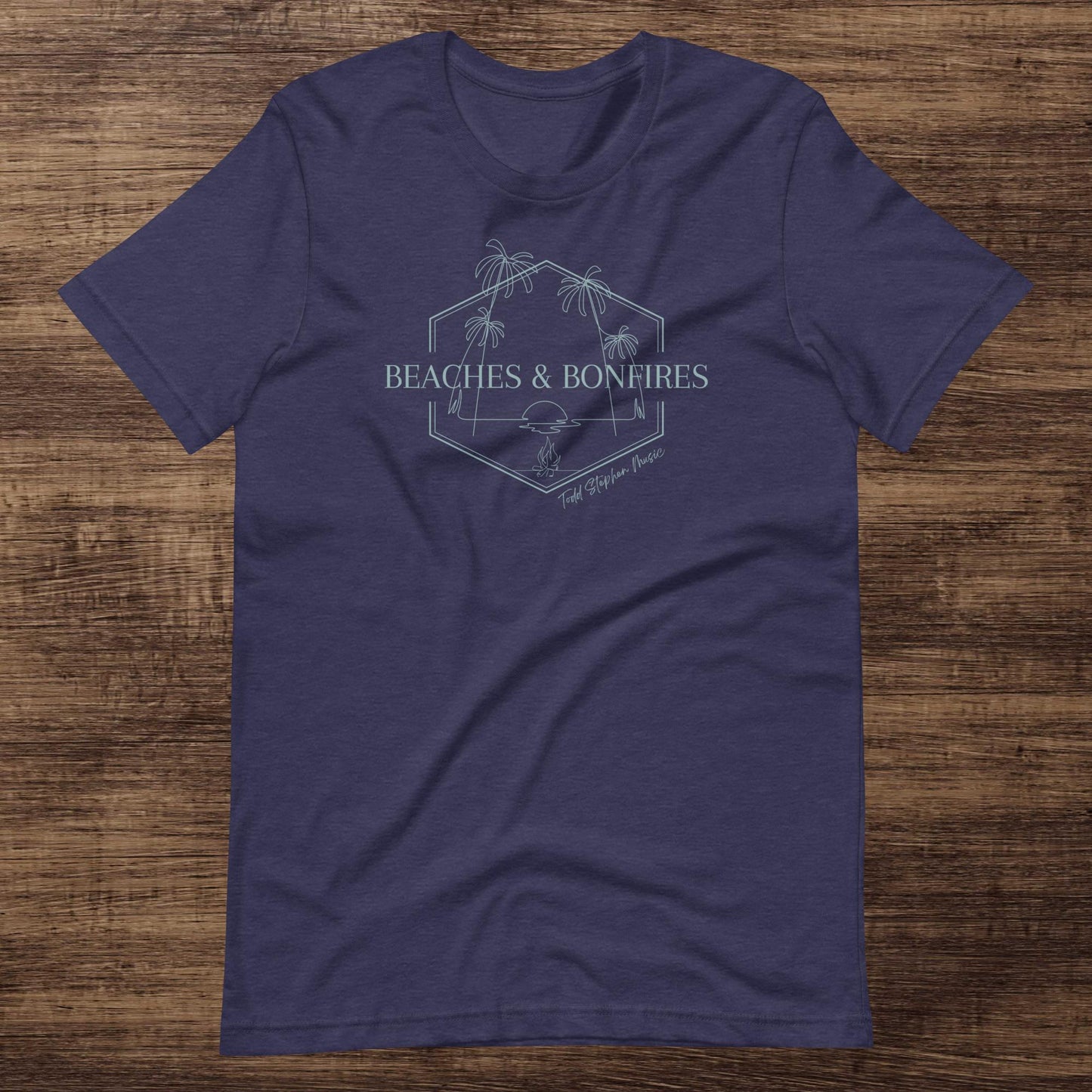 Beaches and Bonfires Blue Print